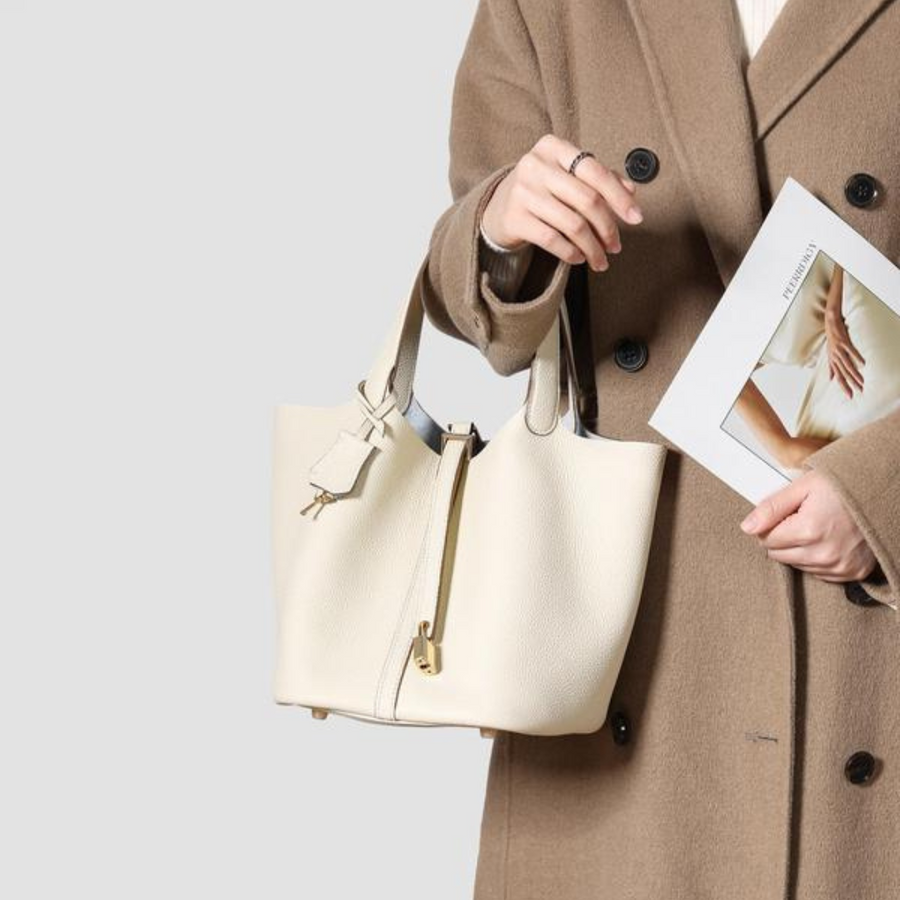 Kate Lock Leather Bag