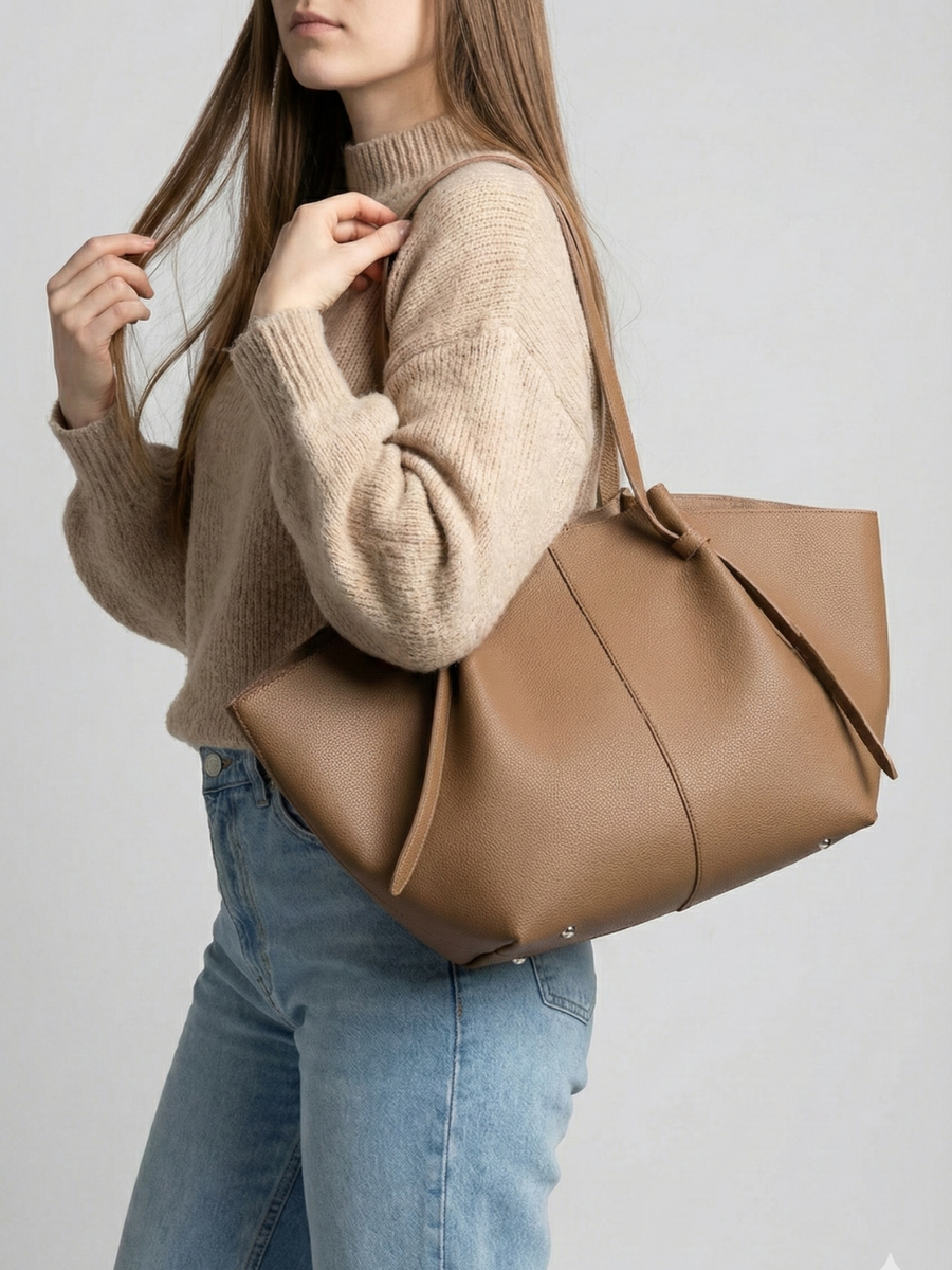 Sarah Premium Leather Tote