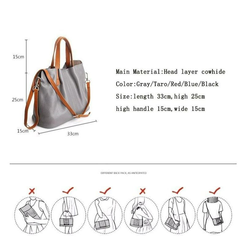 Alana | Leather Tote Bag