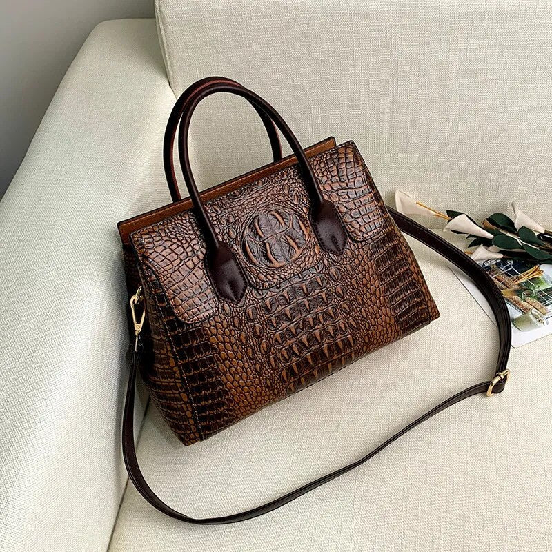 Luxury  Crocodile Designer Handbag