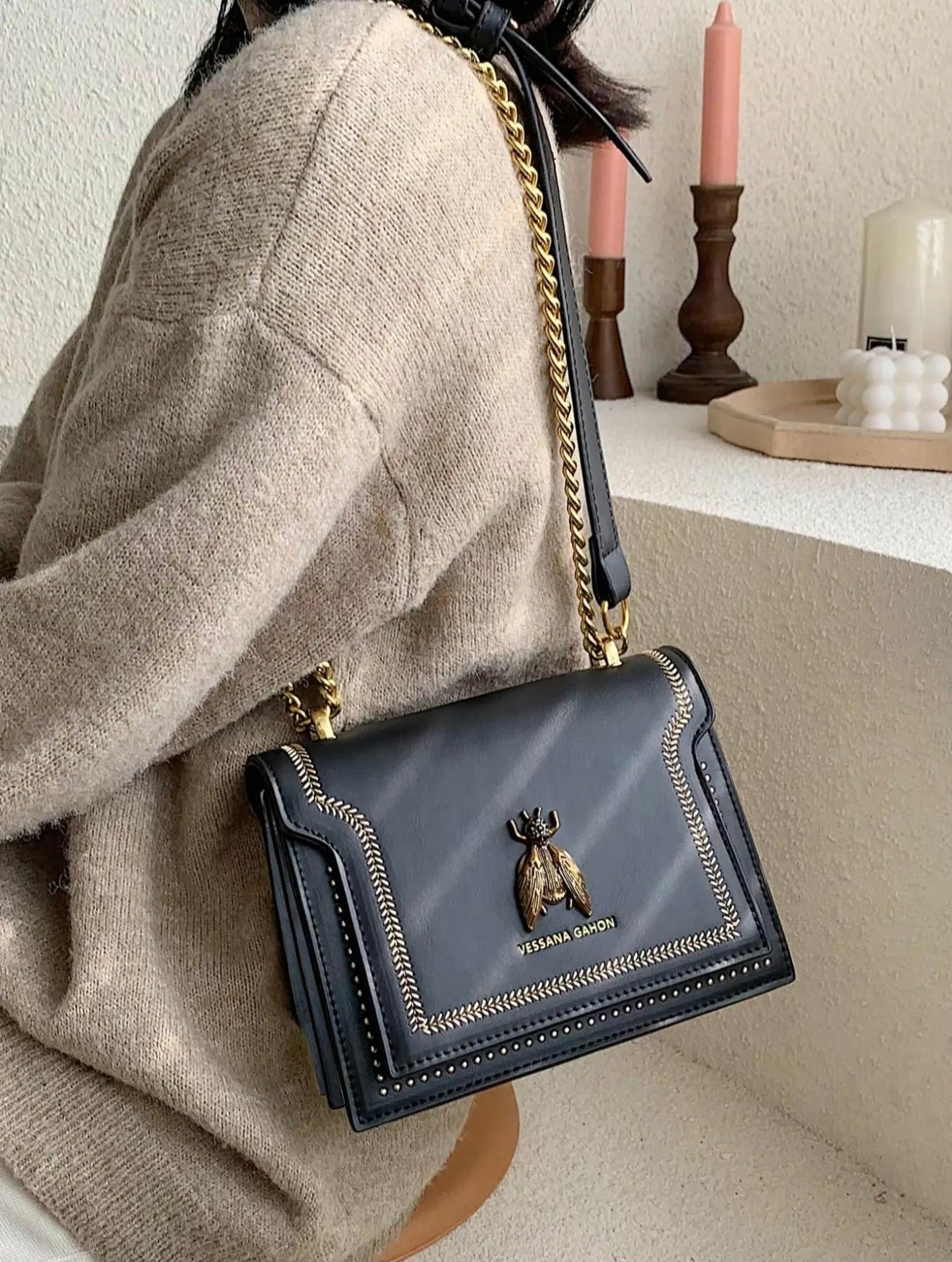 SIMONE™ - Timeless Luxury Chain Bag