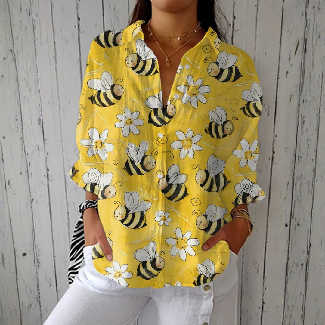 Claudine | Honeybee Lightweight Blouse