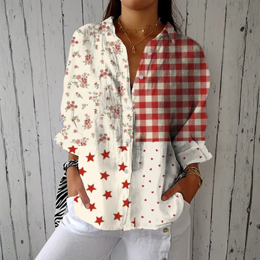 Ana | Countryside Patchwork Blouse